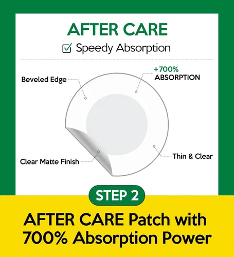 Vista 5 de Troubless Invisible Plus Spot Patch EARLY SOS + AFTER CARE Set – Parches hidrocoloides de doble cuidado para primeros signos y cuidado posterior