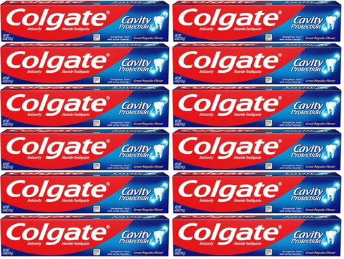 Vista 7 de Colgate Pasta dental para protección de caries con flúor - 4 onzas (Paquete de 6)