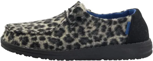 Vista 66 de Hey Dude Wendy Chambray - Zapatos para mujer, mocasines con cordones para mujer, cómodos y ligeros Aurora Blanco 2