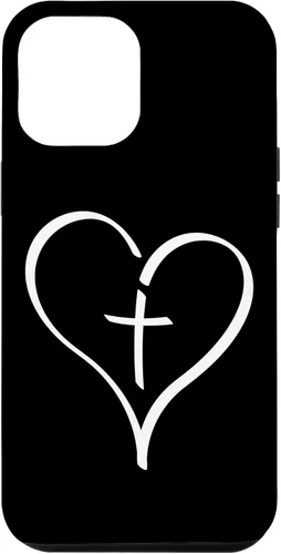 Vista 26 de Blessed Christian Heart Jesus Cross Christian Catholics Cute Case for iPhone 16