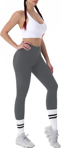 Vista 5 de Sunzel - Leggings deportivos para mujer con cintura alta para modelar el abdomen