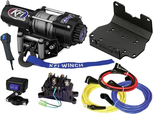 Vista 3 de KFI A2500-R2 - Kit de montaje de cabrestante de 2500 libras y 101275 compatible con Yamaha Grizzly 700 4x4 2016-2021