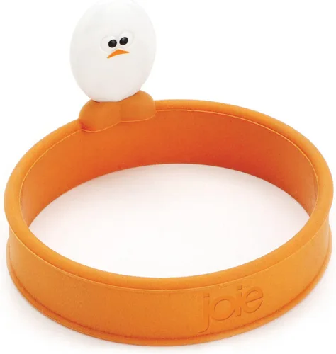 Vista 2 de MSC International FBA_50600 50666 Joie Eggy - Anillo compacto de silicona antiadherente de 3.5 pulgadas con mango plegable, color naranja
