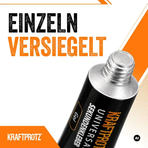 Vista 5 de Super Glue Gel multiusos 5 x 0.11 oz - Mini tubos adhesivos instantáneos