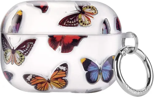 Vista 62 de Velvet Caviar Funda compatible con AirPods Pro de 2ª y 1ª generación, bonita funda protectora dura para mujer, diseño de lunares azules y aguamarina