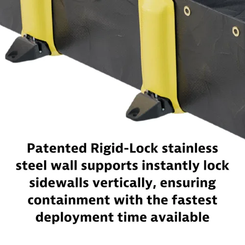 Vista 4 de Justrite Rigid-Lock QuickBerm®, 4' x 6' x 12