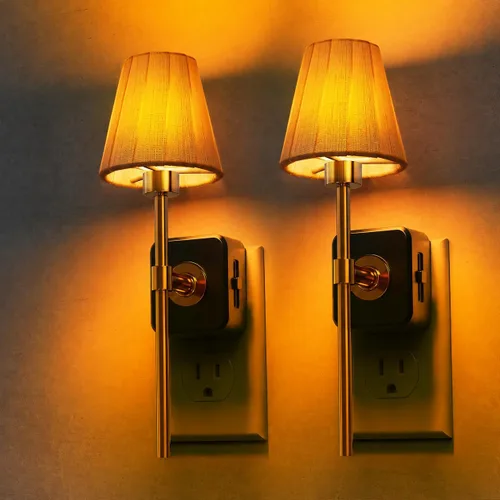 Vista 13 de L LOHAS LED Luz nocturna, luces nocturnas modernas que se enchufan a