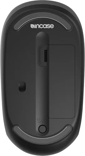 Vista 7 de Incase Mouse Bluetooth diseñado por Microsoft, compacto, cómodo, uso con mano derecha/izquierda, rueda de desplazamiento de 4 vías, mouse Negro