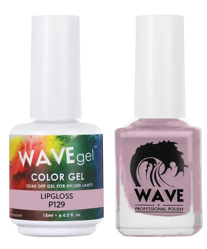 Vista 44 de WAVEGEL - Juego dúo de gel y esmalte de uñas a juego - Colección Simplicity - #P109 Blizzard I 0.5 onzas
