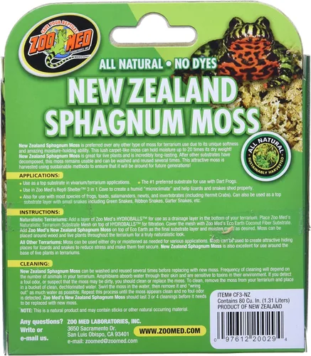 Vista 2 de Zoo Med Nueva Zelanda Sphagnum Moss