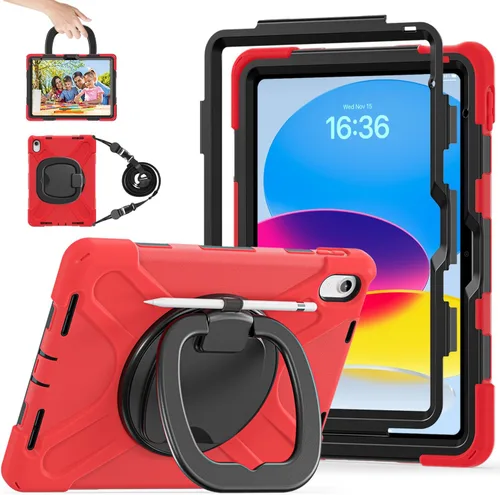 Vista 15 de Funda para iPad de 11ª Generación 11" (A16) 2025, iPad de 10ª Generación 10.9" 2022, Funda a Prueba de Golpes para Niños con Protector de Pantalla