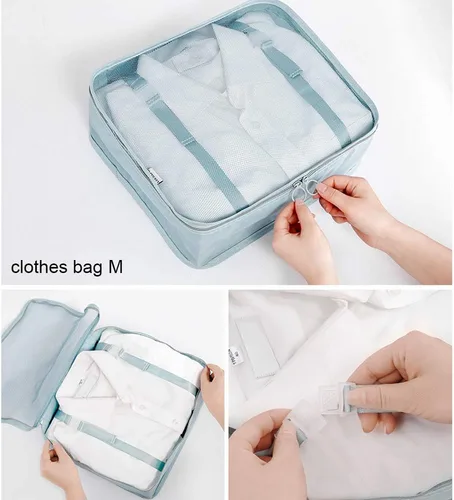 Vista 5 de Bolsa de almacenamiento de viaje multifuncional de ropa de nuevo estilo maleta accesorios de viaje cubos