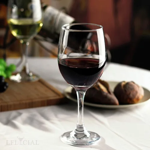 Vista 2 de LFLYCIAL Copa de vino tinto duradera de 15 onzas, juego de 4