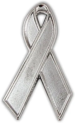 Vista 51 de PinMart Awareness - Pin de solapa esmaltado – Pin de cinta chapado en níquel y oro – Cinta de prevención y conciencia – Broche de joyería con parte