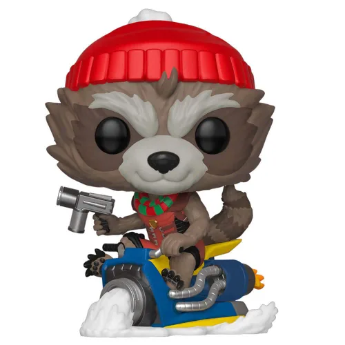 Vista 4 de Funko Pop! Marvel: Holiday - Figura de vinilo de muñeco de nieve del Capitán América