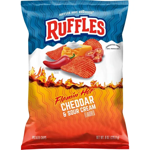 Vista 7 de Ruffles Papas fritas Ruffles con aderezo, 8.5 onzas
