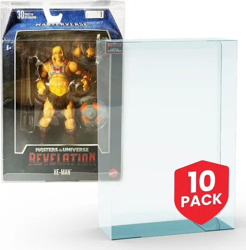 Vista 18 de EVORETRO Caja de exhibición y protector para figuras de acción Compatible con Star Wars, Marvel Legends y GI Joe (con tarjeta) Figura de 3.75