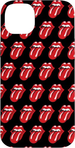 Vista 15 de Rolling Stones Classic Tongue Logo Repeat - Carcasa para iPhone 17, color negro