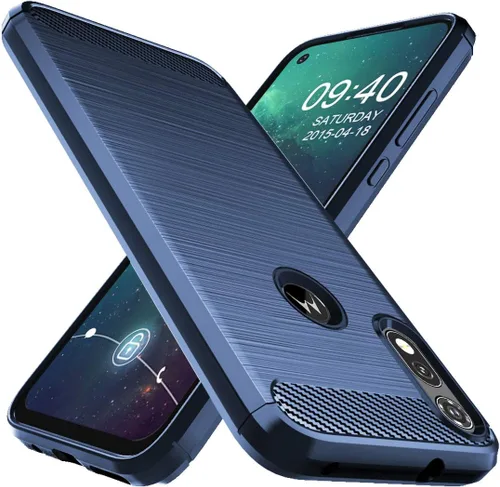 Vista 9 de Osophter Funda para Moto E 2020, Moto XT2052-1, funda protectora de goma TPU flexible para Motorola Moto E (2020) (negro)