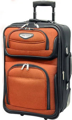 Vista 5 de Travel Select Amsterdam - Equipaje vertical y expandible con ruedas Naranja