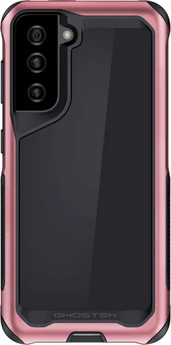 Vista 67 de Ghostek Atomic - Funda delgada para Galaxy Z Flip 4, parte trasera de aramida con parachoques de aluminio rojo, funda protectora de doble capa a