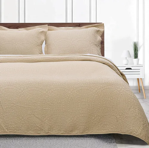 Vista 2 de Threadmill Juego de edredón individual – Ropa de cama de algodón y bambú suave y ligera juego de edredón de verano de 2 piezas – Colcha de diseño