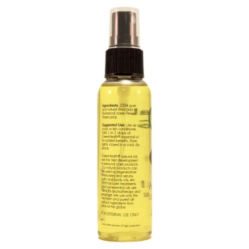 Vista 2 de Aceite de aguacate 100% natural de 2 onzas líquidas, aceite portador prensado en frío de alta calidad para aromaterapia, masaje e hidratación