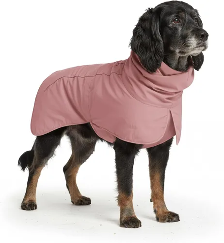 Vista 64 de Spark Paws - Chaqueta impermeable para perros, resistente al viento, para perros pequeños, medianos, grandes y extragrandes, traje reflectante