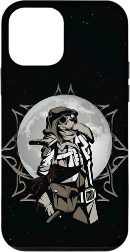 Vista 12 de iPhone 15 Médico de la peste con máscara de médico de la peste y funda de tarjeta del tarot