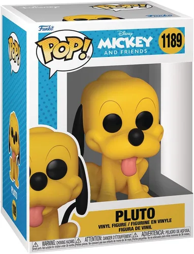 Vista 2 de POP Disney Classics: Mickey and Friends - Figura de vinilo de Pluto Funko (paquete con funda protectora compatible), multicolor, 3.75 pulgadas