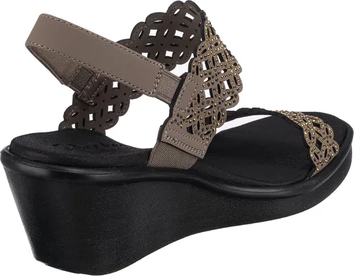 Vista 5 de Skechers Rumble on - Sandalias de cuña Sassy Dayz para mujer