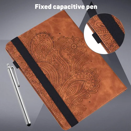 Vista 6 de ALILANG Funda para Samsung Galaxy Tab S10 Lite/S10 FE/S9 FE 10.9 pulgadas/Tab S9 11 pulgadas con lápiz capacitivo, múltiples ángulos de visión