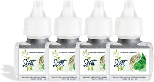 Vista 19 de Scent Fill Ambientador enchufable de sidra de manzana, 4 recambios de aceite perfumado