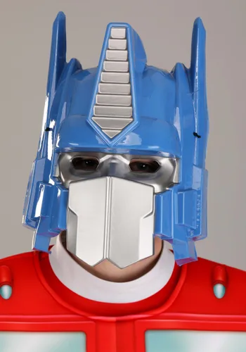 Vista 4 de Disfraz Retro de Optimus Prime para Adultos de Transformers Multicolor