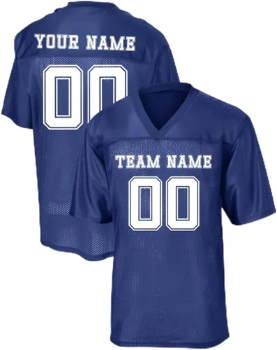 Vista 9 de Camiseta de fútbol personalizada para hombre, nombre y número de jugador de equipo, camiseta de malla transpirable
