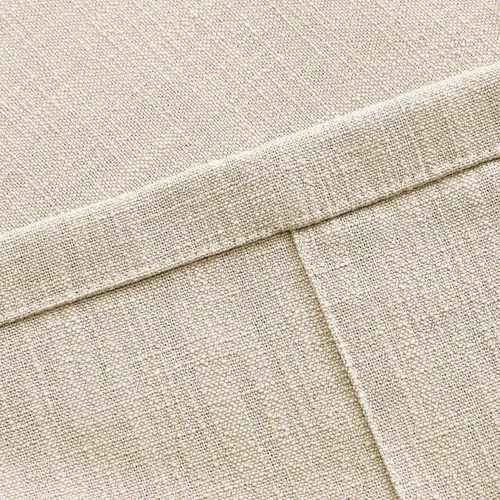 Vista 44 de Frelement Cortinas plisadas de lino de algodón de 100 pulgadas de ancho y 102 pulgadas de largo, cortinas con reducción de ruido para sala