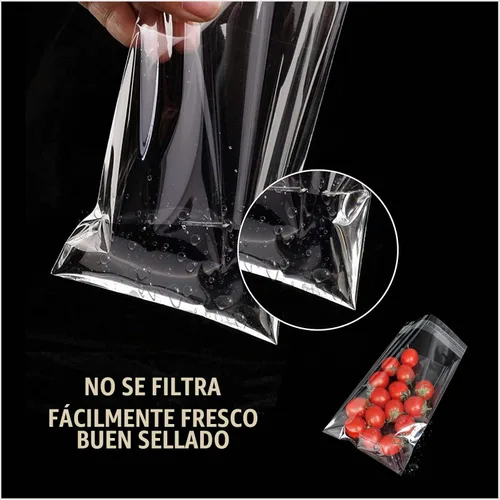 Vista 5 de 100 bolsas de celofán transparentes resellables de 1 pulgada x 5 pulgadas de largo, bolsas de golosinas autosellantes, bolsas para galletas
