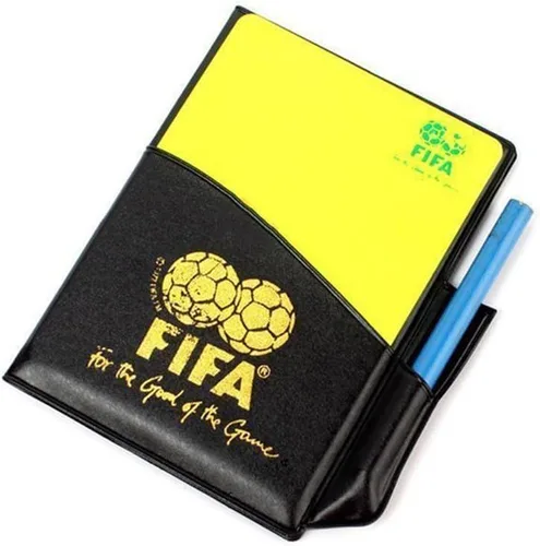 Vista 6 de MiaoDuo Nuevo cuaderno de la cartera del árbitro del fútbol del fútbol del deporte con la tarjeta roja y la tarjeta amarilla