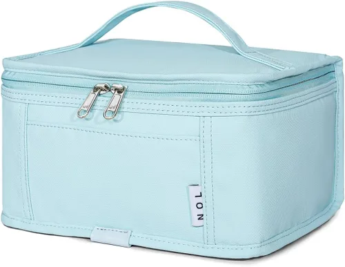 Vista 20 de NOL Natural Organic Lifestyle Bolsa de almuerzo pequeña Mini lonchera Bolsa de almuerzo aislada para hombres/mujeres A prueba de fugas Bolsa térmica