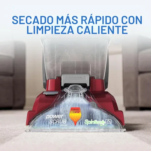 Vista 3 de Hoover Power Scrub Deluxe - Máquina limpiadora de alfombras con solución de limpieza de alfombras Paws & Claws (64 onzas), FH50150, AH30925