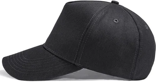 Vista 3 de Gorra de béisbol de 5 paneles en Blanco barata Correa trasera Ajustable Sombrero en Blanco LISO Gorra de béisbol Unisex