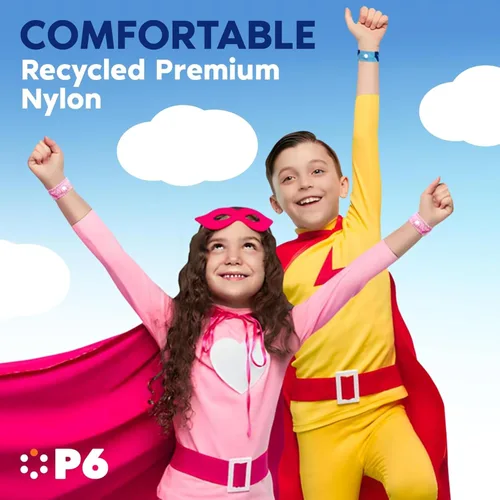 Vista 3 de P6 Bandas de mareo por movimiento para niños, pulseras para niños antináuseas, crucero por mar, viajes, enfermedades del automóvil, alivio natural