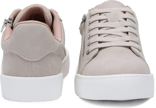Vista 7 de Jeossy Zapatillas de deporte de moda informales 8017 planas bajas para mujer con cremallera decorativa