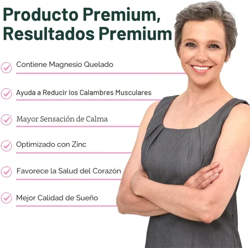Vista 4 de Organics Ocean Glicinato de Magnesio Puro con Zinc - Suplemento de Magnesio Quelado de Máxima Potencia para Mujeres y Hombres para Calambres
