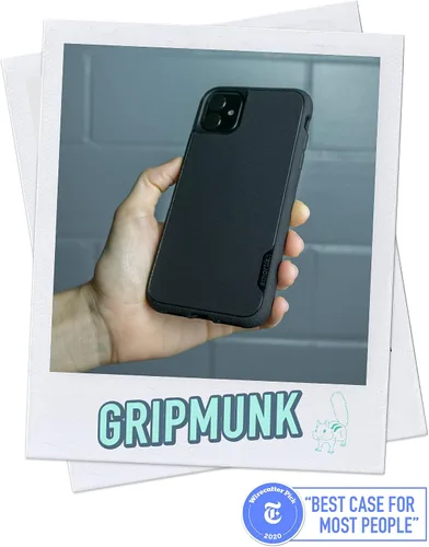 Vista 2 de Smartish Funda delgada para iPhone 11 - Gripmunk [ligera + protectora] cubierta fina (seda) - Black Tie Affair