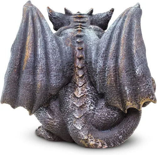 Vista 5 de Safari Ltd. Figura de gárgola – Figura de plástico realista pintada a mano de 3.5 pulgadas con temática de fantasía – Juguete educativo para niños