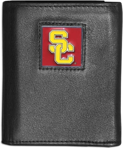 Vista 19 de Siskiyou Sports NCAA - Cartera de cuero de tres pliegues
