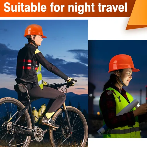 Vista 7 de Fabbay 5 piezas de casco de suspensión estilo gorra de trinquete para seguridad con almohadilla de algodón para cejas, rejillas de ventilación