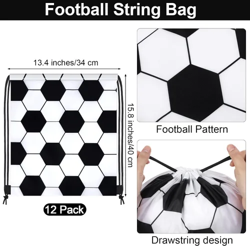 Vista 2 de durony Drawstring Gift Bags Party Favor Bag, 15.8 x 13.4