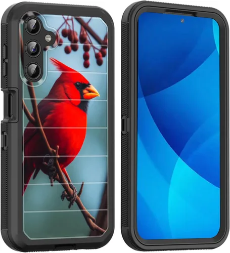 Vista 57 de Funda para Galaxy A15 5G, cuerpo completo, protección contra caídas, a prueba de polvo, resistente de 3 capas, militar, resistente, duradera
